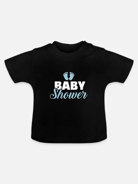Baby - Baby Bio-T-Shirt mit Rundhals - Schwarz