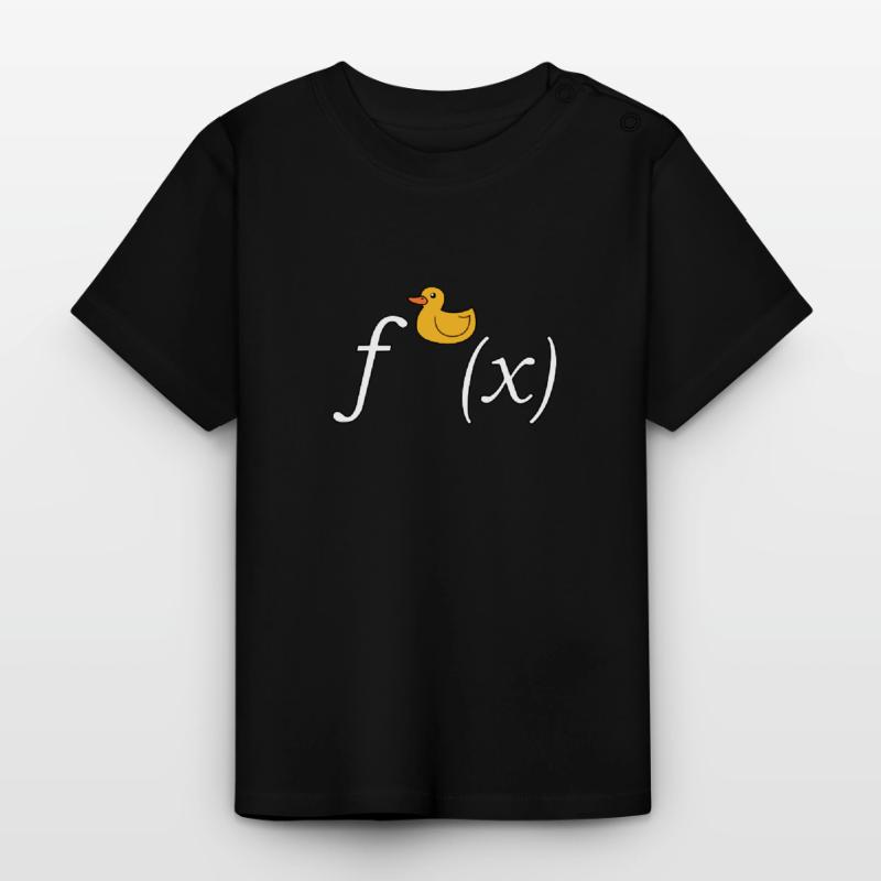 Duck derivation math joke (without text) Baby Organic T-Shirt with Round Neck