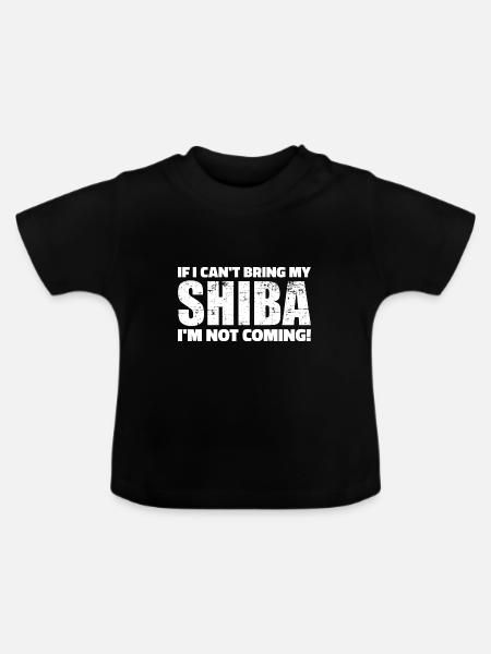 Shiba - Baby Bio-T-Shirt mit Rundhals - Schwarz