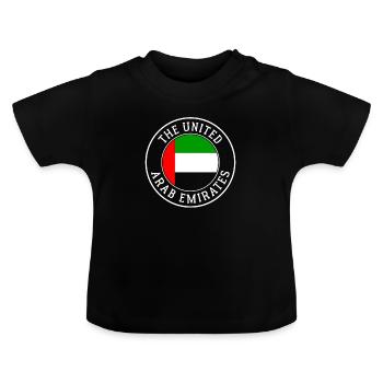 Arabische Emirate - Baby Bio-T-Shirt mit Rundhals - Schwarz - Vorne