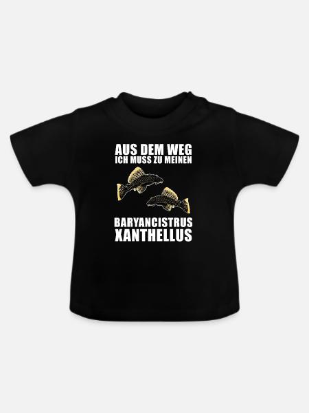 Fish Baryancistrus Xanthellus Fisher Geschenk - Baby Bio-T-Shirt mit Rundhals - Schwarz