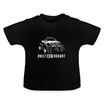 Built, not purchased rock crawler - Baby Organic T-Shirt with Round Neck - black - Front