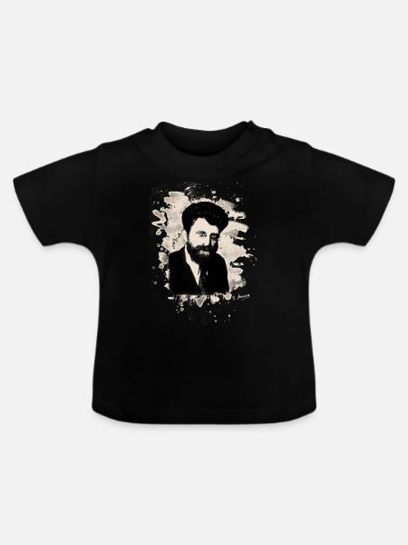 Erich Mühsam Tribute - Baby Bio-T-Shirt mit Rundhals - Schwarz