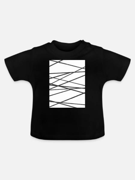 Teers - Baby Bio-T-Shirt mit Rundhals - Schwarz