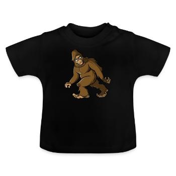 Bigfoot - T-shirt bio col rond Bébé - noir - Devant