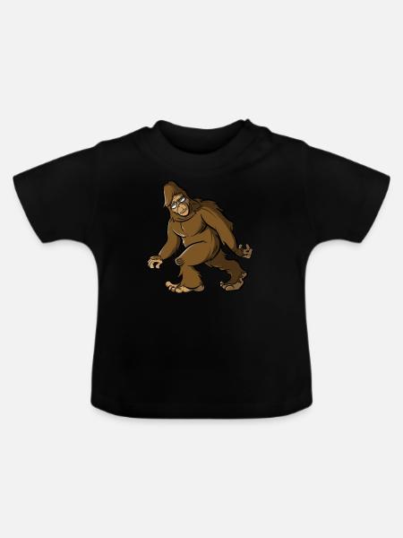 Bigfoot - T-shirt bio col rond Bébé - noir
