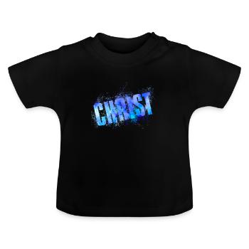 Christ - Baby Bio-T-Shirt mit Rundhals - Schwarz - Vorne