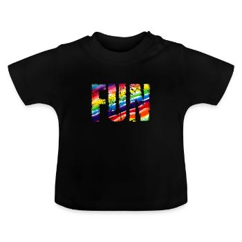 Fun / Fun - T-shirt bio col rond Bébé - noir - Devant
