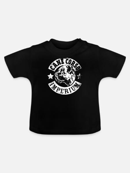 Cane corso - T-shirt bio col rond Bébé - noir