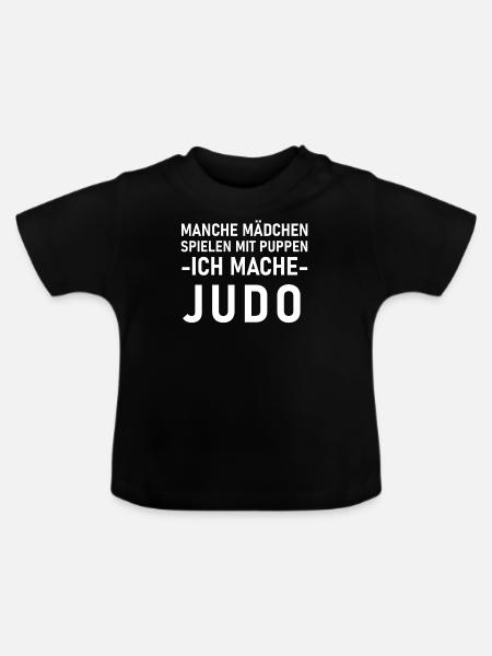 judo - Baby Organic T-Shirt with Round Neck - black
