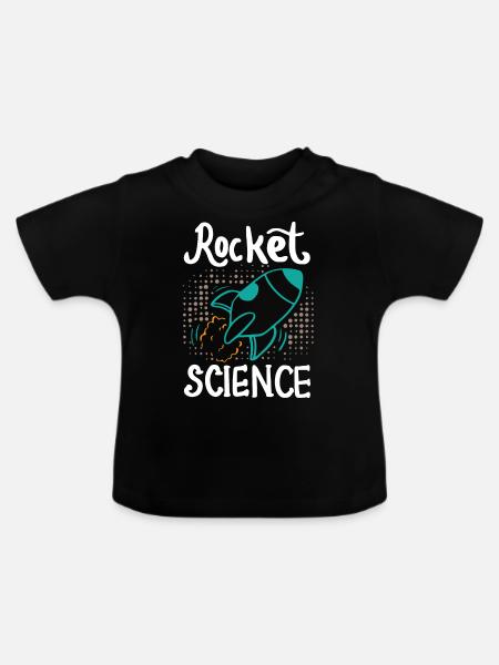 Rocket Science - Baby Bio-T-Shirt mit Rundhals - Schwarz