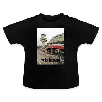 #txlcrew - T-shirt bio col rond Bébé - noir - Devant