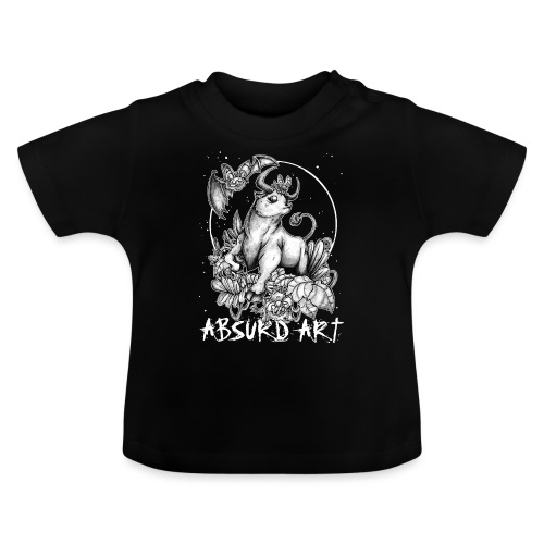 Sternzeichen Stier, von Absurd Art - Baby Bio-T-Shirt mit Rundhals