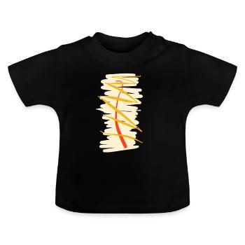 Le plus créatif au monde - T-shirt bio col rond Bébé - noir - Devant