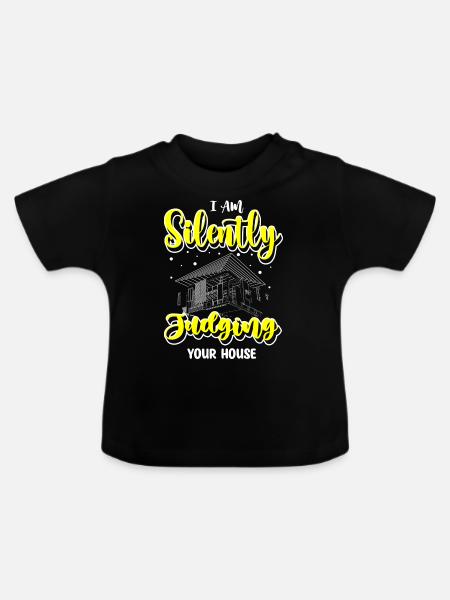 Architekt Student Konstruktion - Baby Bio-T-Shirt mit Rundhals - Schwarz