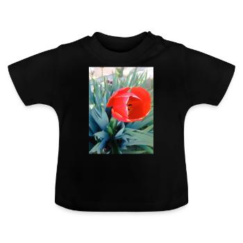 My Design - Baby Organic T-Shirt with Round Neck - black - Front