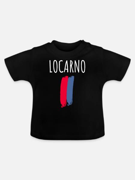 Locarno - Baby Bio-T-Shirt mit Rundhals - Schwarz