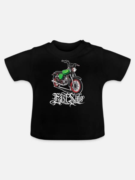S51 (grün) // Illustration - Baby Bio-T-Shirt mit Rundhals - Schwarz