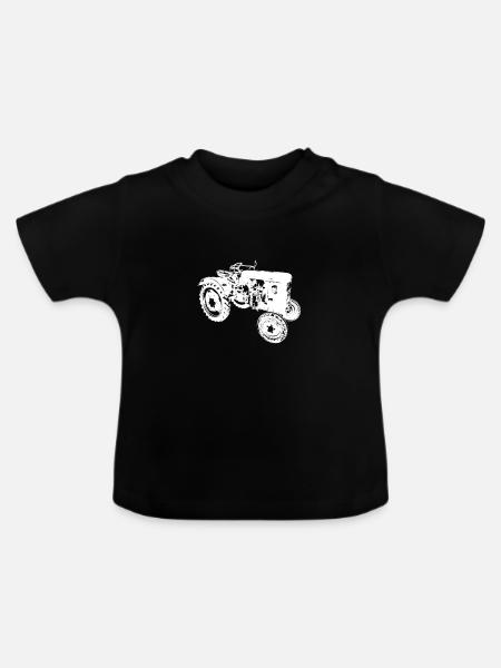 Eicher - Baby Bio-T-Shirt mit Rundhals - Schwarz