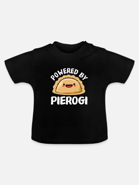 Pierogi Polen Polnisch - Baby Bio-T-Shirt mit Rundhals - Schwarz