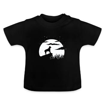 Cane corso - T-shirt bio col rond Bébé - noir - Devant