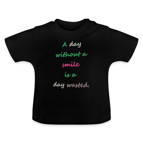 Say in English with effect - Baby Organic T-Shirt with Round Neck