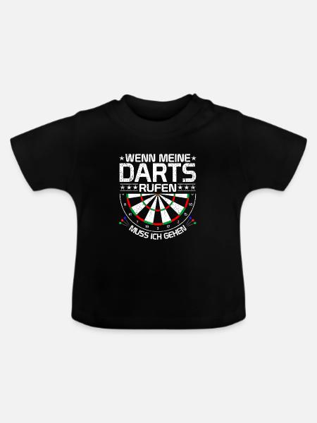 Dart - Baby Bio-T-Shirt mit Rundhals - Schwarz