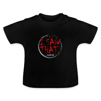 Drôle de sort - T-shirt bio col rond Bébé - noir - Devant