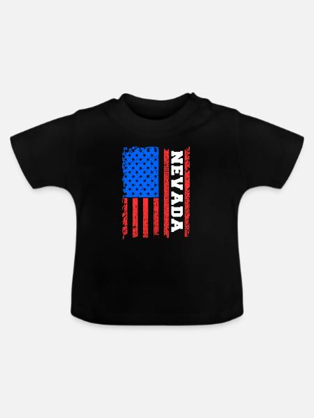 Nevada - Baby Bio-T-Shirt mit Rundhals - Schwarz