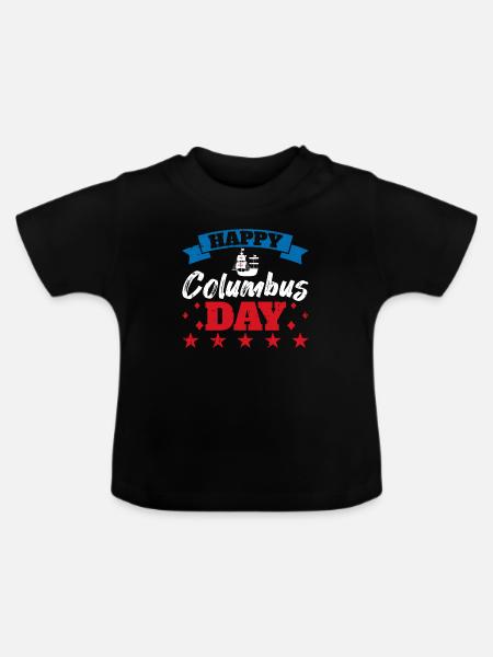 Christopher Columbus - Baby Bio-T-Shirt mit Rundhals - Schwarz