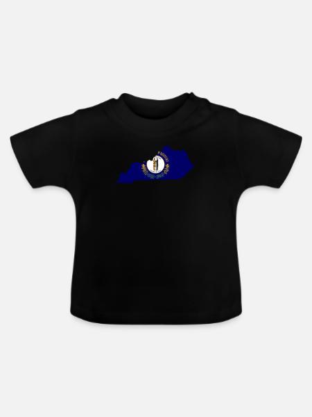 Schönheit Von Kentucky geschenk - Baby Bio-T-Shirt mit Rundhals - Schwarz