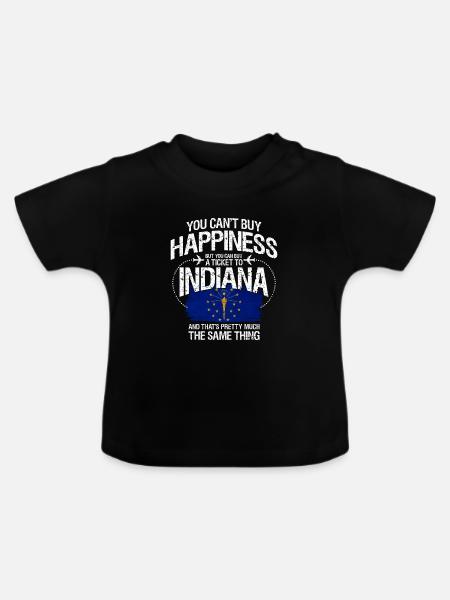 Indiana - Baby Bio-T-Shirt mit Rundhals - Schwarz
