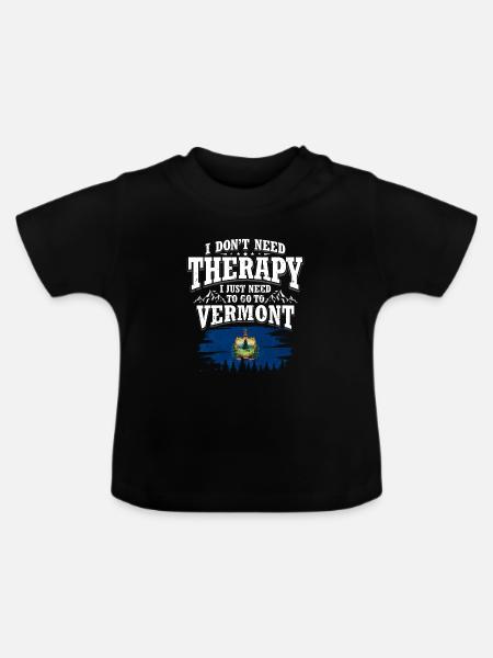 Vermont - Baby Bio-T-Shirt mit Rundhals - Schwarz