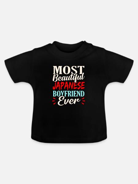 Japan - Baby Bio-T-Shirt mit Rundhals - Schwarz