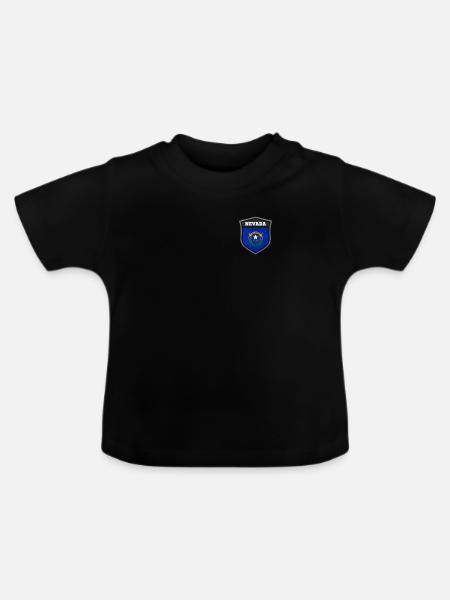 Nevada - Baby Bio-T-Shirt mit Rundhals - Schwarz