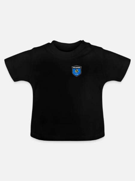 Oklahoma - Baby Bio-T-Shirt mit Rundhals - Schwarz