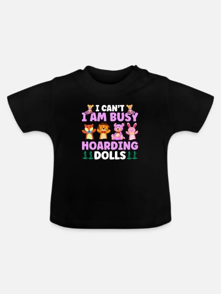 Sammeln Lustig Sammlung Geschenk - Baby Bio-T-Shirt mit Rundhals - Schwarz