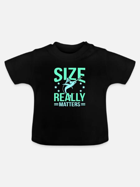Schwertfisch - Baby Bio-T-Shirt mit Rundhals - Schwarz