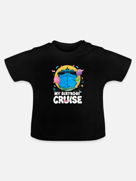 Kreuzfahrt - Baby Bio-T-Shirt mit Rundhals - Schwarz