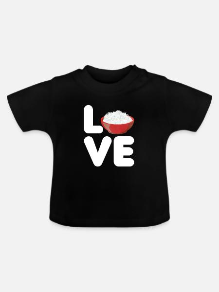 Reis - Baby Bio-T-Shirt mit Rundhals - Schwarz