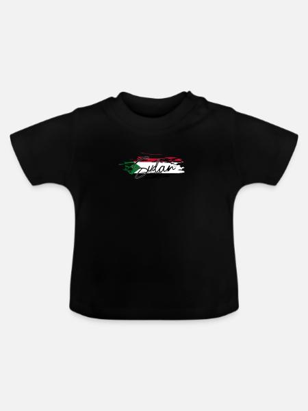Sudan - Baby Bio-T-Shirt mit Rundhals - Schwarz