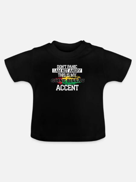 Kenia - Baby Bio-T-Shirt mit Rundhals - Schwarz