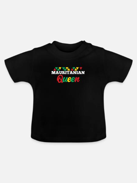 Mauretanien - Baby Bio-T-Shirt mit Rundhals - Schwarz