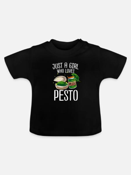Pesto - Baby Bio-T-Shirt mit Rundhals - Schwarz
