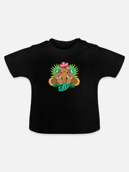 Mammut - Baby Bio-T-Shirt mit Rundhals - Schwarz