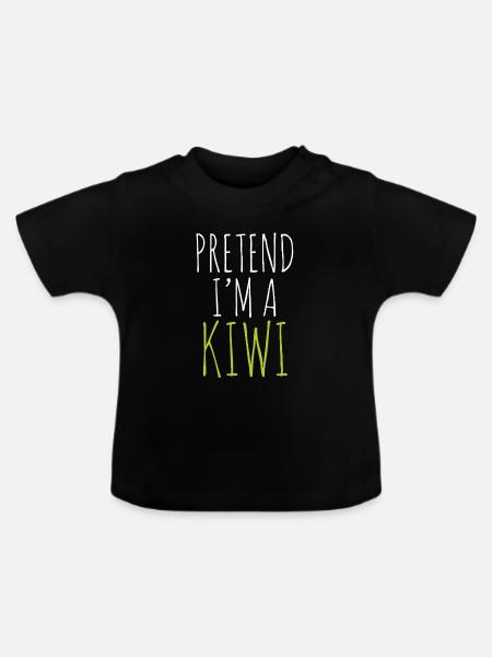 Steak - Baby Bio-T-Shirt mit Rundhals - Schwarz