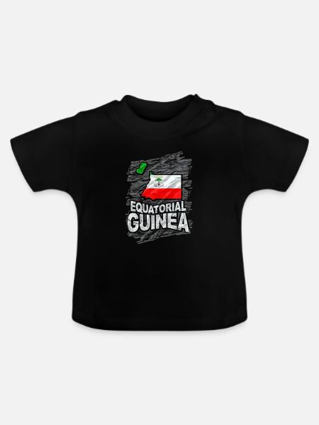 Guinea - Baby Bio-T-Shirt mit Rundhals - Schwarz