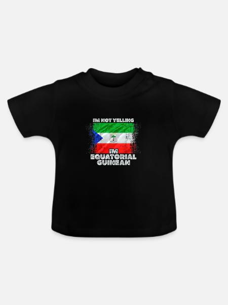 Guinea - Baby Bio-T-Shirt mit Rundhals - Schwarz
