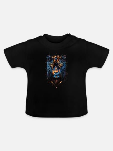 Jaguar - Baby Bio-T-Shirt mit Rundhals - Schwarz