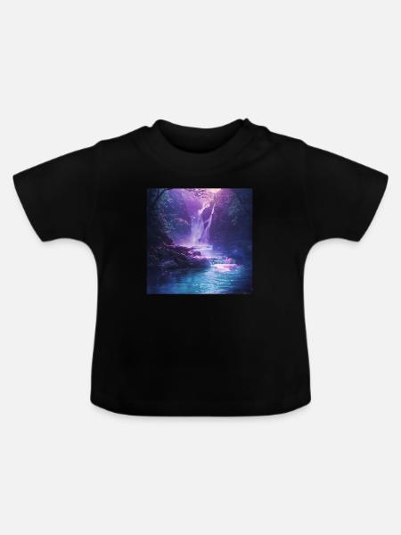 Japan - Baby Bio-T-Shirt mit Rundhals - Schwarz